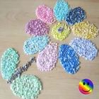 Half Pearls 200 x 4mm Acrylic Flat Round 3D Pearls Suitable Craft & Nail Art ?