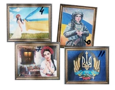 Set of 16 Fridge Magnets New Ukrainian souvenir