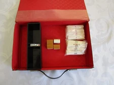 VINTAGE Mah Jong TRAVEL REPLACEMENT PIECES, BAMBOO, STICKS, CASE, DICE