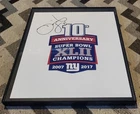 David Tyree Autographed NY Giants 10th Anniversary Super Bowl XLII Framed 9x11