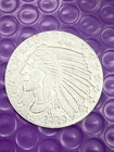 ❤️Indian Head Golden State Mint  Troy Ounce .999 Fine Silver Round US (2135)