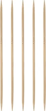 HARFINGTON 5Pcs Bamboo Knitting Needles Double Pointed Size US 2.5(3mm) 