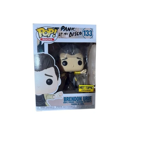 Funko Pop! Panic at the Disco - Brendon Urie #133, Hot Topic Exclusive Rocks