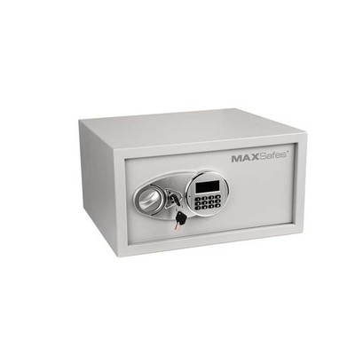 MAXSafes 1.0 cu. ft. Safe with Electronic Keypad Lock Access Grey