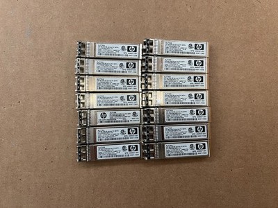 Lot of 14 AJ716A  FTLF8528P2BNV-H2 8GB HP 8G B-series FC SFP+ Optic Transceiver