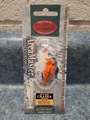 Lucky Craft Flat Cra Pea SSR 1 3/8'' 3 32oz Wakebait Crappie Panfish Trout Spec