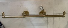 Allied Brass Prestige Skyline 3-Arm Towel Bar Antique Brass P1000-HTB-3-ABR 
