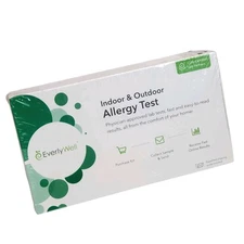 EverlyWell INDOOR and OUTDOOR Allergy Test Kit New Sealed Box Exp 2026