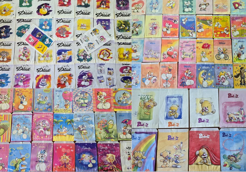 DEPESCHE Diddl Pimboli Tüte Postkartentüte Papiertüte AUSSUCHEN Neu unbenutzt