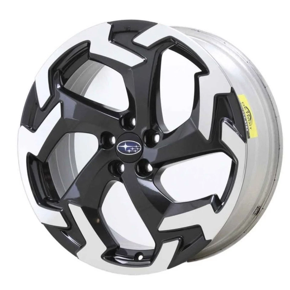 2023 Subaru Wheels Crosstrek 18x7 5x100 Black Charcoal Aluminum Oem Rims - Image 3 of 4