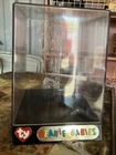 Vintage Official TY Beanie Babies Display Case Black Base & Label - Large Size
