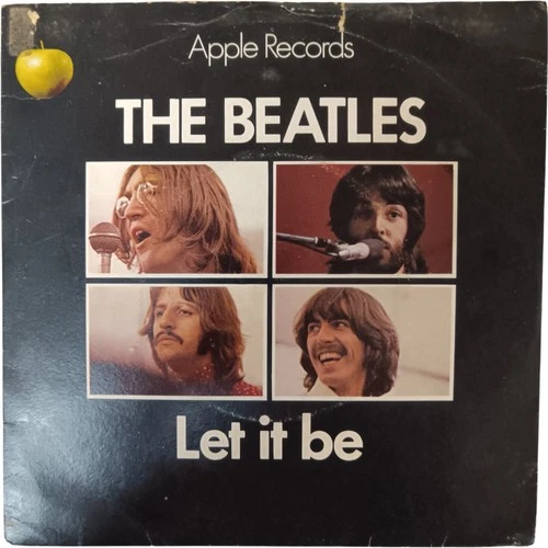 Let It Be by The Beatles 7" Vinyl Record 1970 Apple Records 45RPM - Preloved