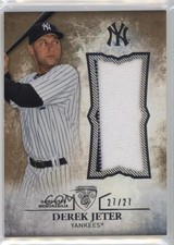 2015 Triple Threads Unity Single Jumbo Relics Sepia /27 Derek Jeter HOF 05bt