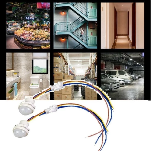 2/4X Mini Bewegungsmelder Einbau Infrarot Sensor Schalter lampe PIR LED 220V - Bild 10 von 14