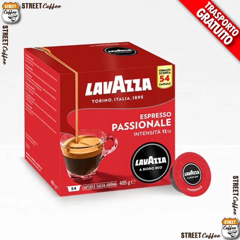 54 108 216 Cialde Capsule Caffè Lavazza a modo mio Miscela Passionale Originali*