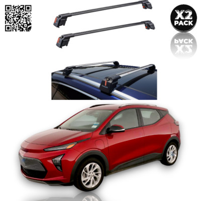 Roof Racks Cross Bars Aluminium for Chevrolet Bolt 2017-2024 Anti-Theft System