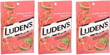 Luden's Watermelon Cough Drops 25 Throat Drops (3 Pack)
