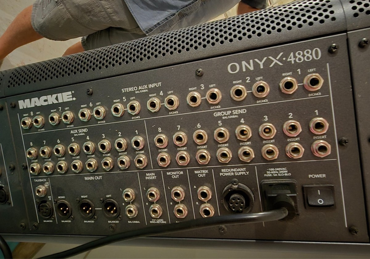 MACKIE ONYX 80 series 48 channel Analog mixer | eBay