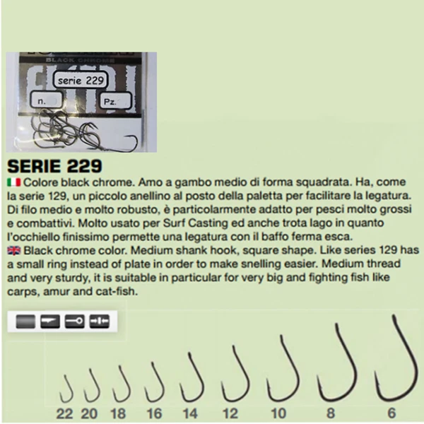 Ami Tubertini Serie 229 15pz CON OCCHIELLO SURF CASTING FEEDER TROTA ORATA