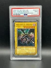 Yugioh PSA 9 MINT Red-Eyes B. Dragon LOB-070 Ultra Rare Unlim 2002 ERROR S#5869