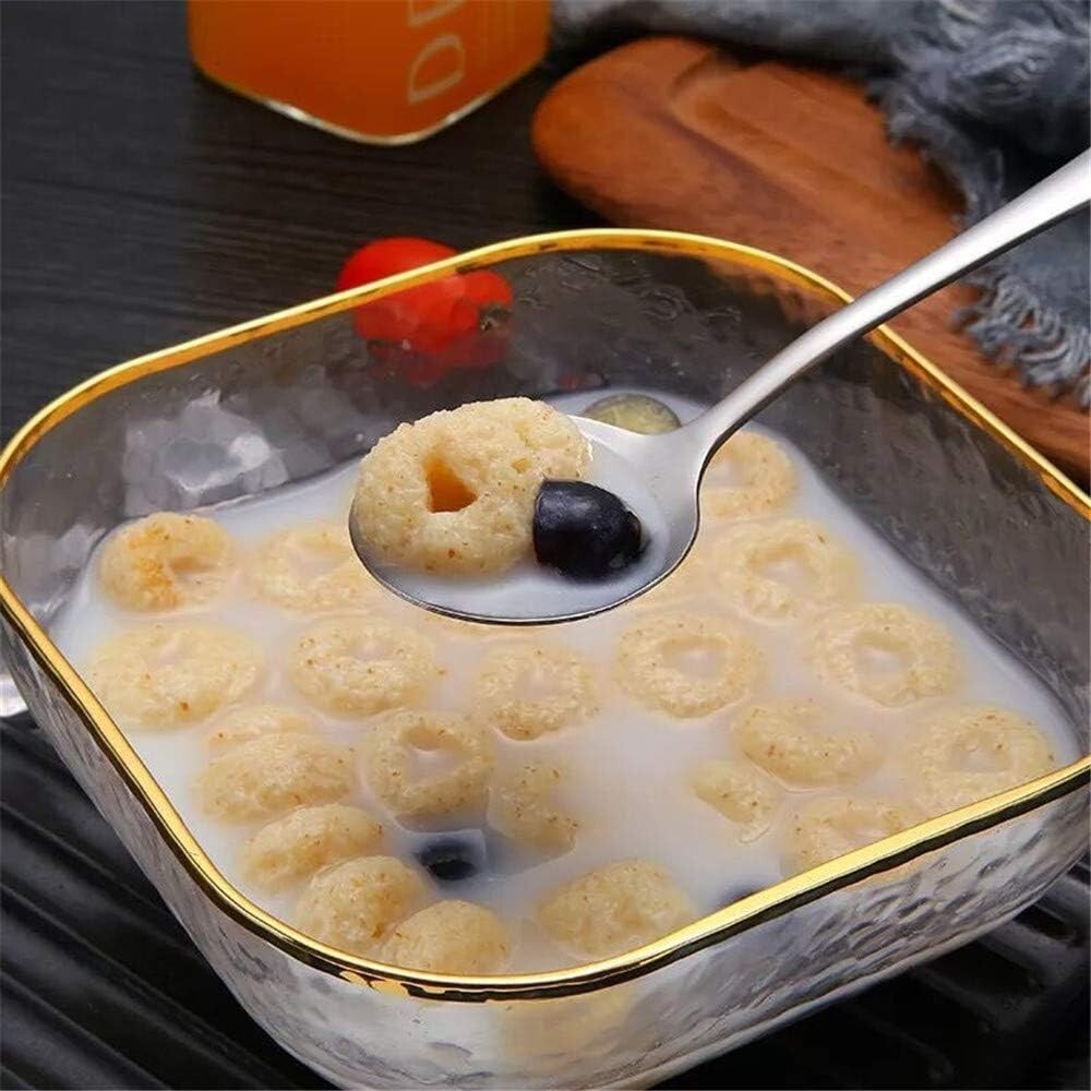 Soup Spoons 4/8-Piece Premium Stainless Steel Spoons round Spoons, Heavy-Weight