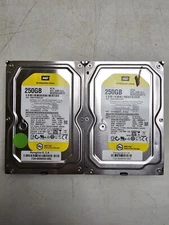 Lot of Two (2) Western Digital Enterprise-Class WD Re 250GB 64MB WD2503ABYZ