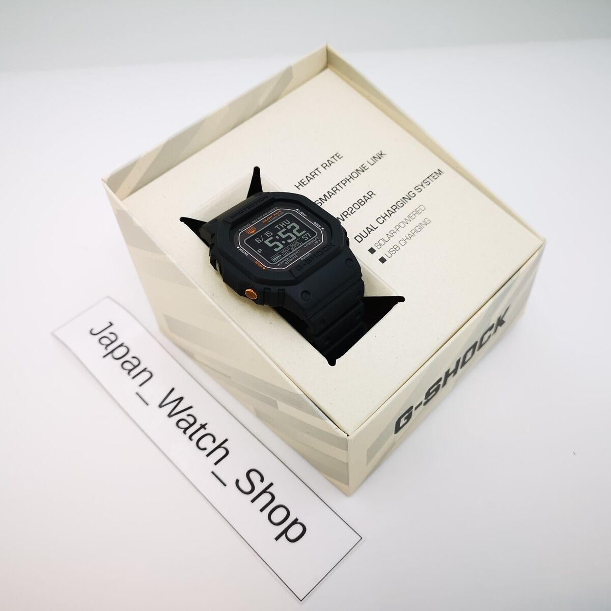 CASIO G-SHOCK DW-H5600-1JR Black G-SQUAD Sport Digital Men's Watch New in  Box