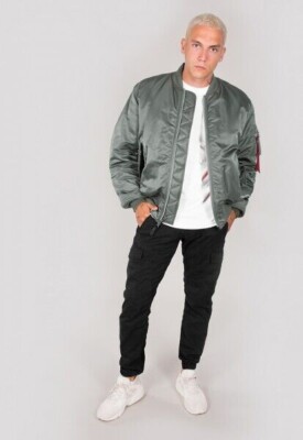 Alpha Industries Classic MA-1 Jacket Vintage Green | eBay
