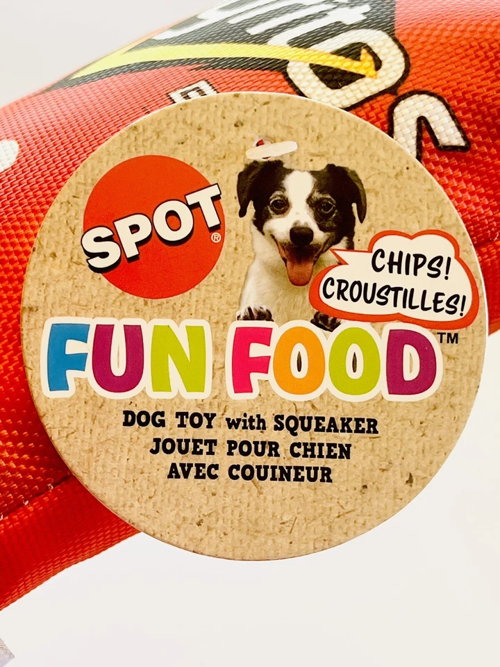 Juguete divertido para jugar perros Dogritos Chips 8" Foto 4 de 4