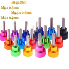 Thumb Screws Knurled Fixing Alu Grip Knob Length 6mm Stainless DIY UNC W/ Steps