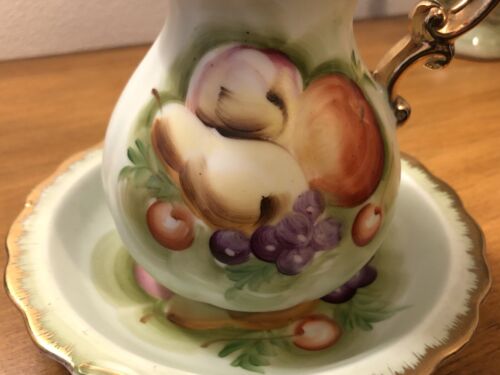Ruben’s Porcelain Hand Painted Water Pitcher & Wash Basin - Picture 3 of 9