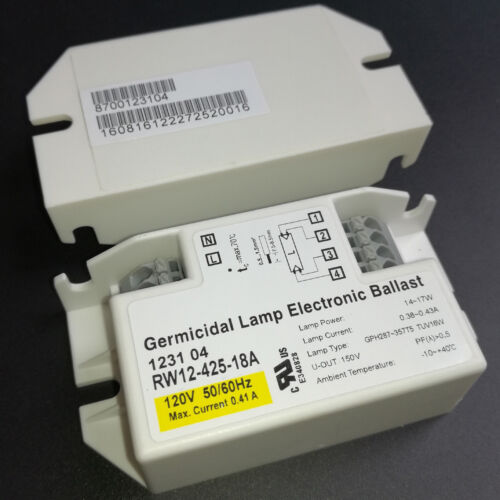 RW12-425-18A 120V 18W Germicidal UV Lamp Electronic Ballasts for Lighting TUV16W - Zdjęcie 8 z 9