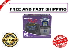 Member's Mark 33-Gallon Power-Guard Drawstring Trash Bags (90 ct.) NO SHIP TO NJ