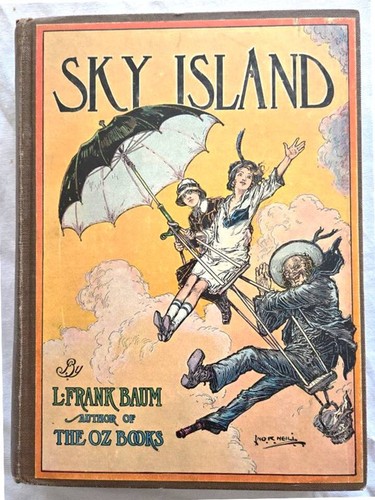 1912 1st edition Sky Island by L. Frank Baum hardcover very good condition - Picture 2 of 18