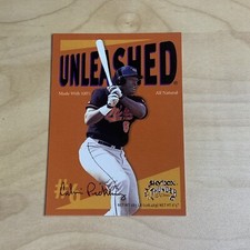 1999 SkyBox Thunder Unleashed Baseball Card #13U Calvin Pickering
