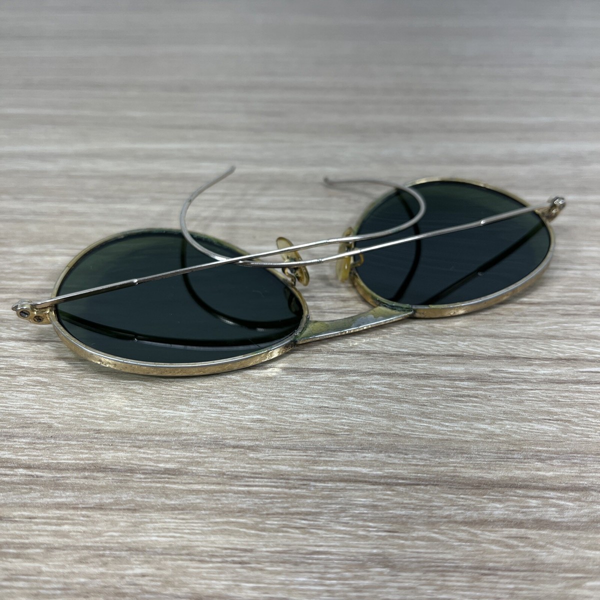 Vintage Pur-O-Ray Opthalmic Sunglasses SG1 Original Leather Case 