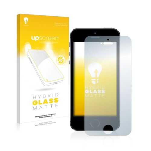 upscreen lámina blindada de vidrio para Apple iPhone 5 / 5S / 5C / SE 2016 protección mate - Imagen 1 de 11