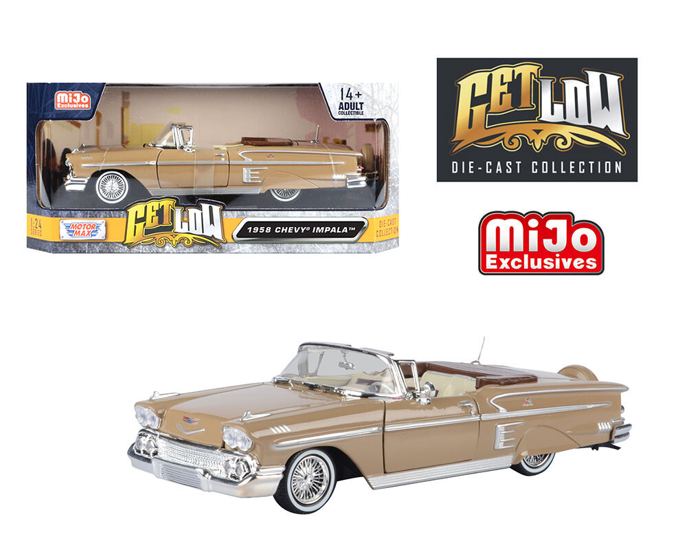 1958 CHEVY IMPALA（シボレー・インパラ）モーターマックス Amazon.co.jp: MOTORMAX ミニカー 1/24 シボレー インパラ