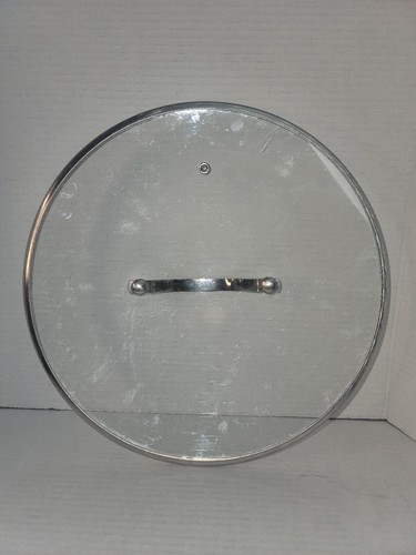Replacement Gotham Tempered Glass Vented lid metal handle 11.5 ID & 12OD - Picture 3 of 4