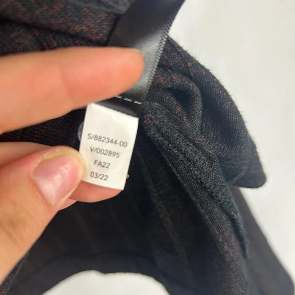 Athleta Harmony Hoodie Ribbed V Neck Long Sleeve Cropped Hoodie Top XS - Image 4 of 4