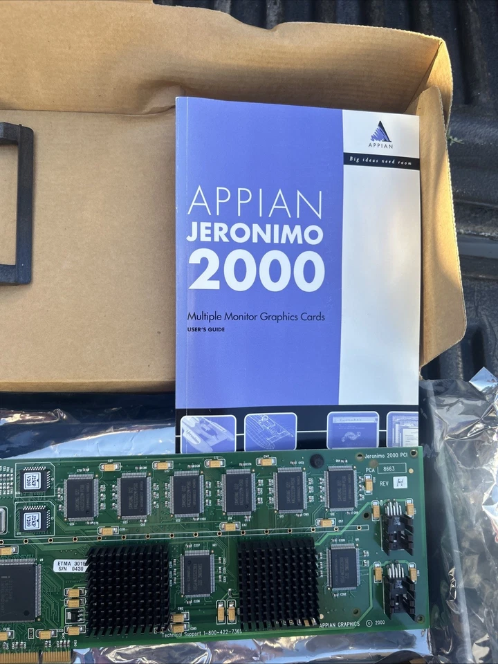 RARE 3DLabs Appian Geronimo 2000 PCI Graphics “Glint R3" Permedia 3 - Image 4 of 4