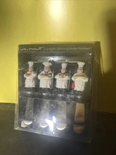 Guy Buffet Chef Spreaders Butter & Cheese Knives - Set of 4 - 1998 Boston