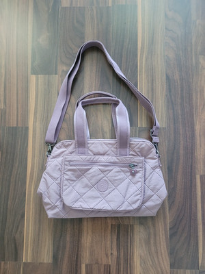Damen Handtasche Kipling altrosa mauve Henkeltasche Crossbody Bag