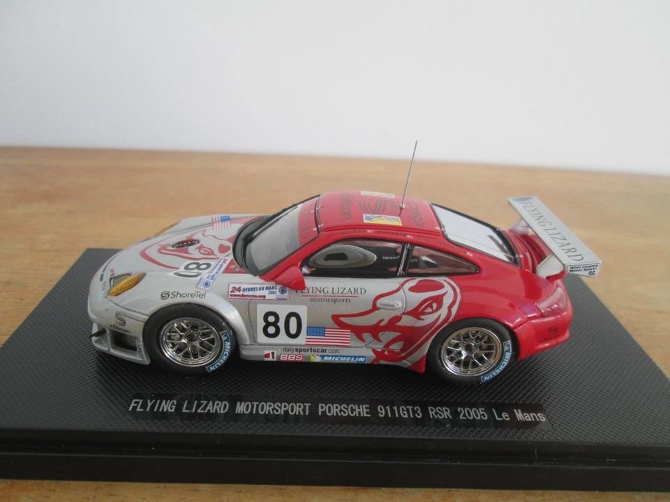 Flying Lizard Motorsport Porsche 911 GT3 RSR 2005 Le Mans - 1/43 Ebbro - Image 2 of 4