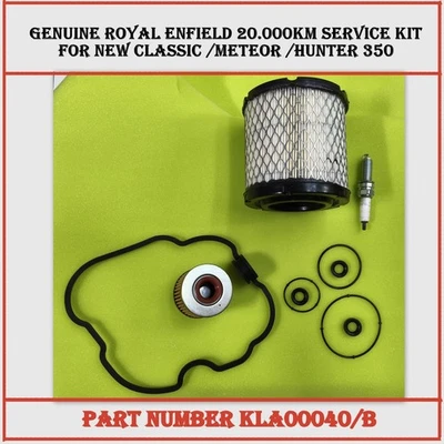Royal Enfield New Classic Hunter Meteor 350 20.000km Service Kit KLA00040/B - Image 1 of 2