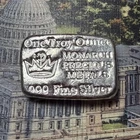 Monarch Precious Metals Poured 1 oz. Silver Bar 👑🇺🇸