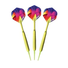 Elkadart Set of 3 Neon Yellow Soft Tip Darts 18 Grams