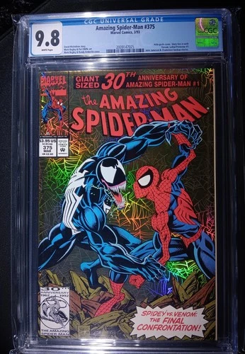 The Amazing Spider-Man #375 CGC 9.8 White Pages 30th Anniversary