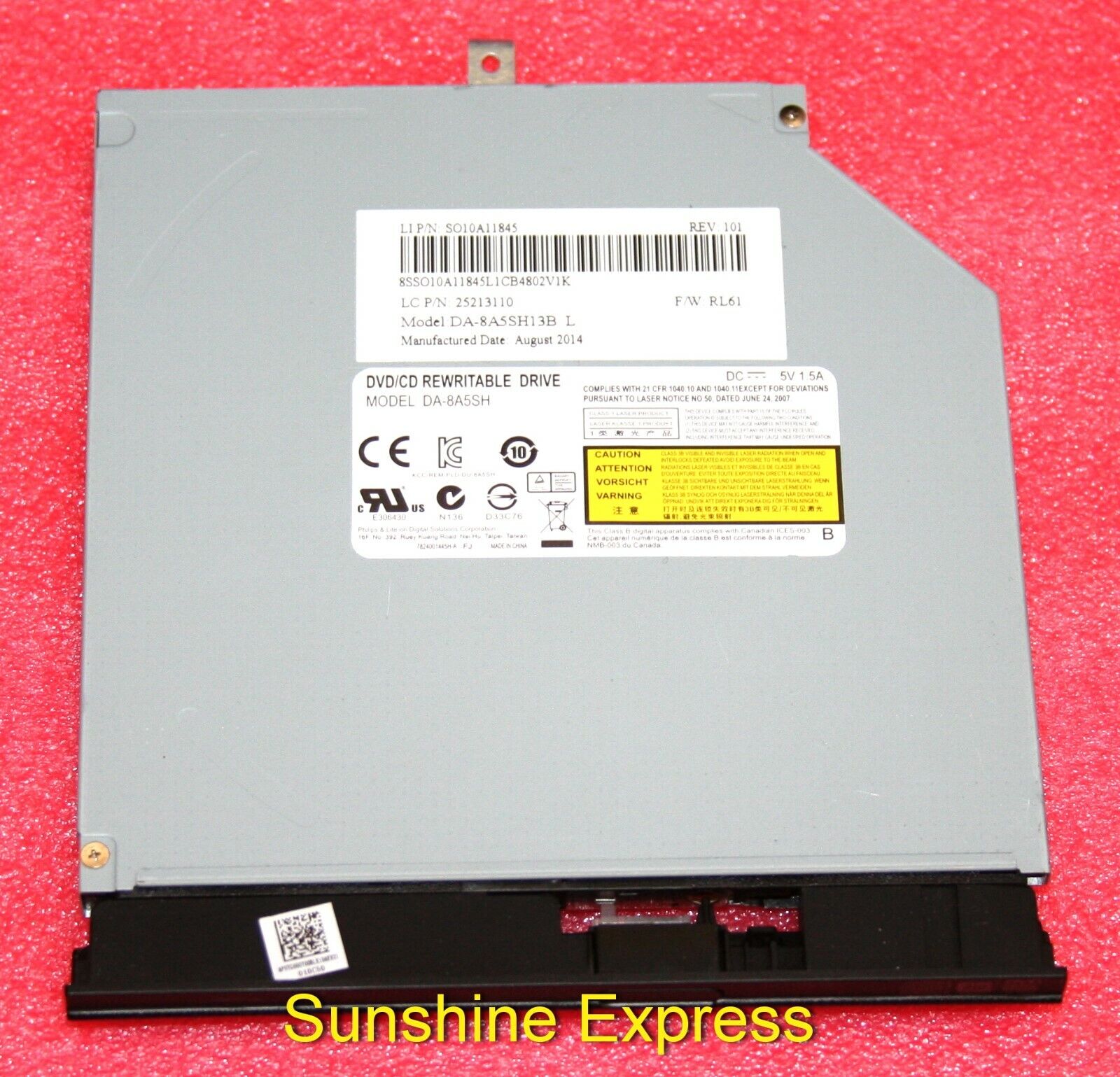 NEW Super Multi DVD Writer Drive DA-8A5SH 25213110 for Lenovo G50-45 G50-70