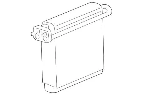 Original GM 2003-2014 Chevrolet GMC H2 Aire Acondicionado Evaporador Núcleo 89019027 Foto 3 de 4